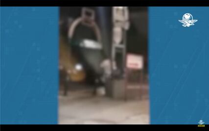 Video. Captan a hombre golpeando a mujer en la alcaldía Cuauhtémoc, en CDMX