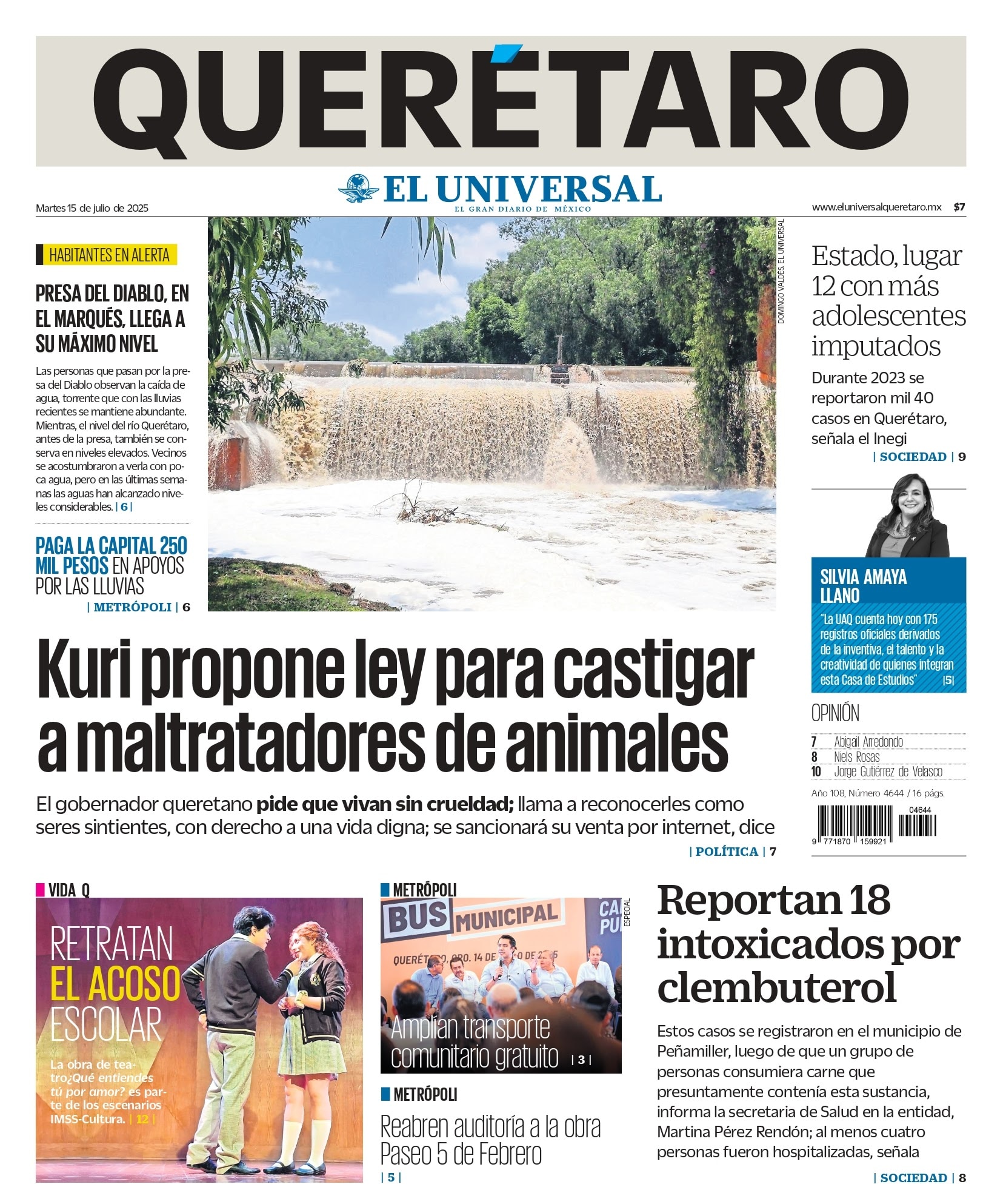 Portada 15 de julio de 2025