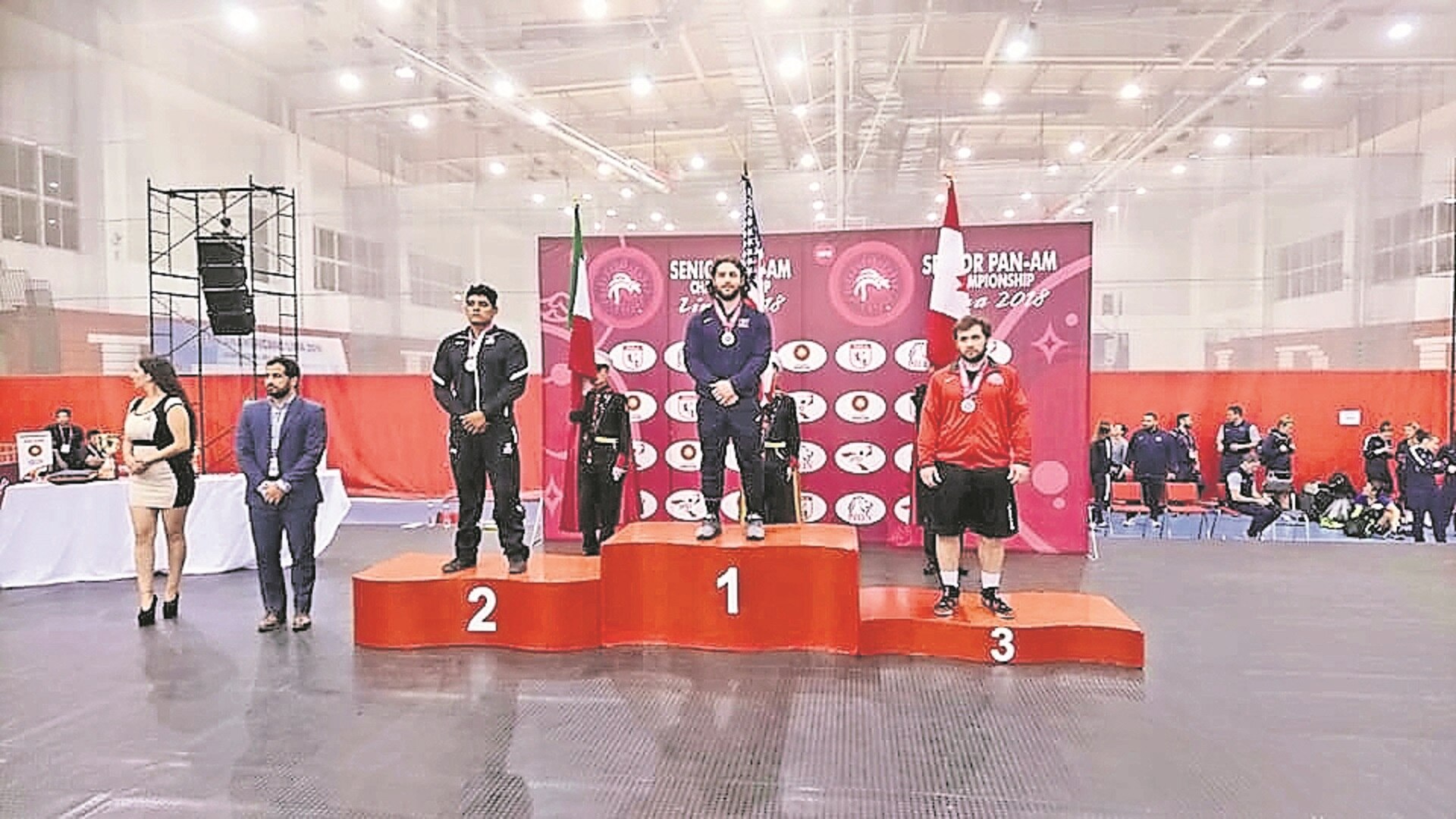 Luchador en la cima