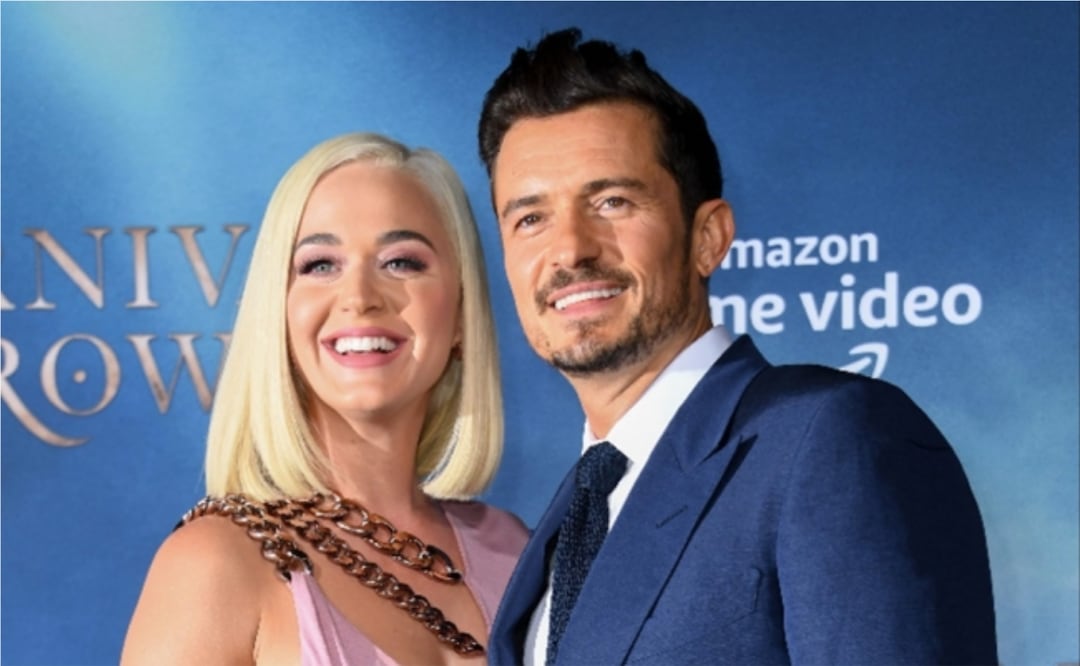 Katy Perry posó junto a Orlando Bloom. Foto: Reuters