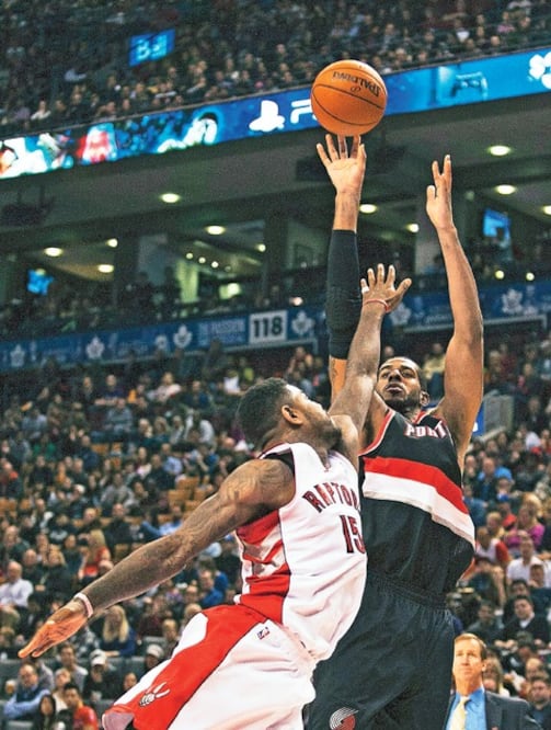 Portland gana  a Raptors
