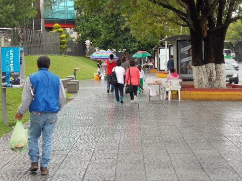 Se registra lluvia matutina en Querétaro