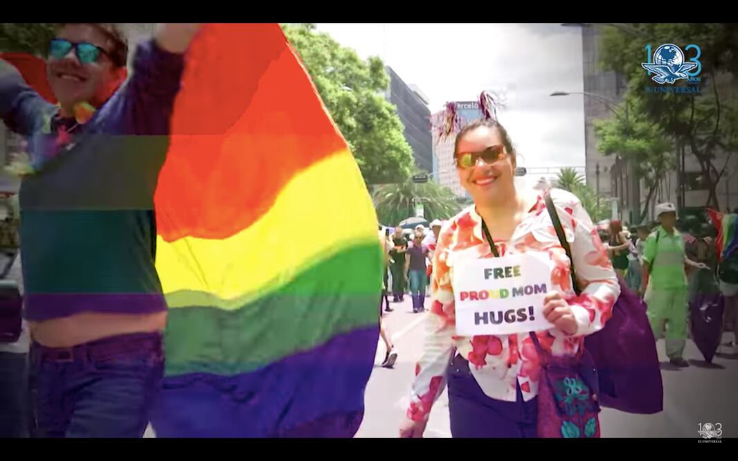 La comunidad LGBTTTI pintó de colores la capital para celebrar el orgullo gay. Foto: Captura de pantalla