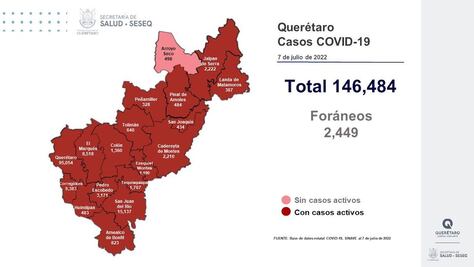 En un solo día, Querétaro registra más de 700 nuevos contagios de Covid-19