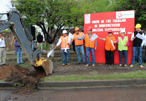 Inicia construcción de Boulevard Tequisquiapan