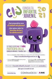INE organiza en noviembre consulta infantil y juvenil
