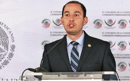 Marko Cortés se registra como candidato a dirigencia panista