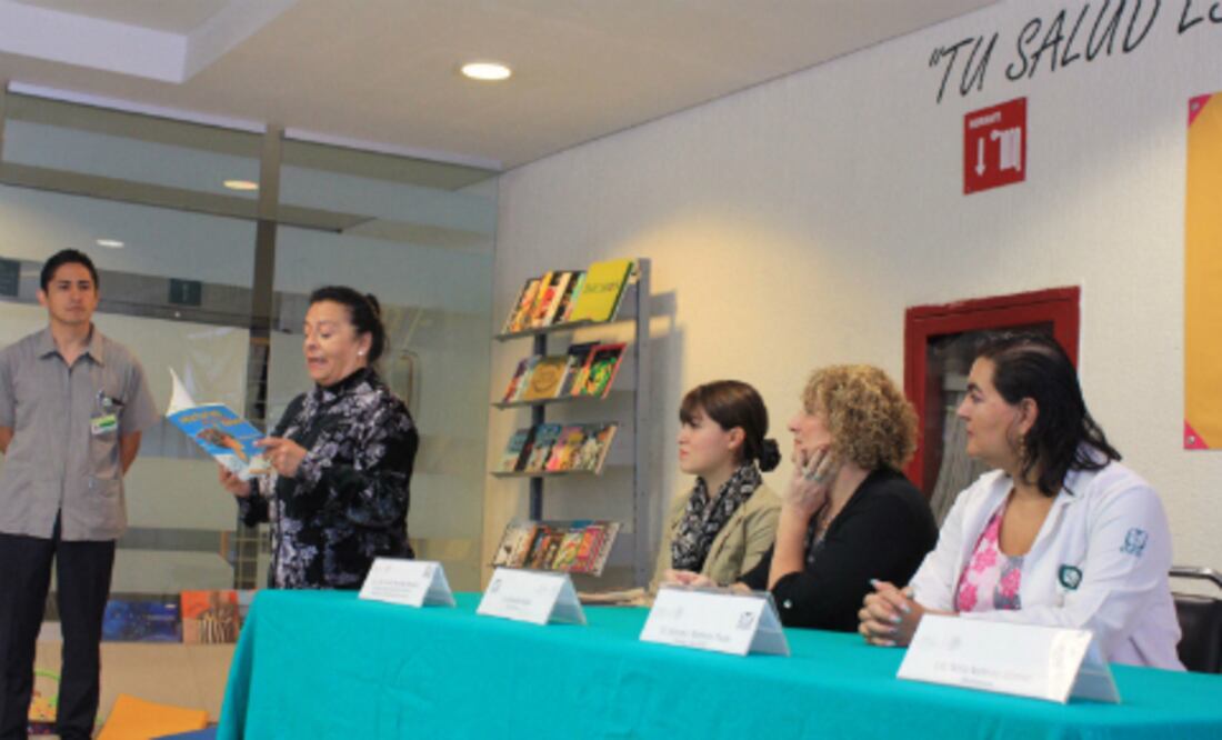 Instalan sala de lectura en hospital