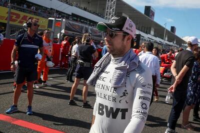 Checo Pérez se aleja del protagonismo en la F1