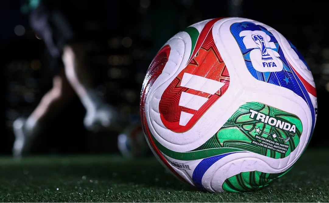 Trionda, el balón oficial del Mundial 2026. Foto: AFP