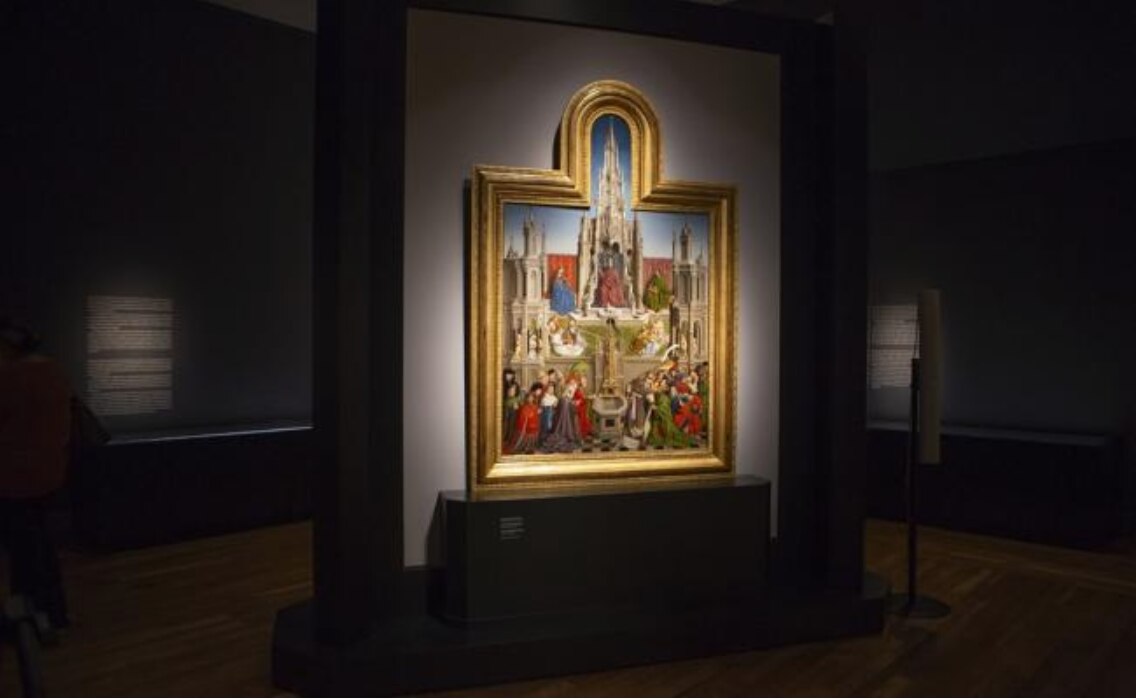 Imagen de La Fuente de la Gracia en la sala de exposición. Foto © Museo Nacional del Prado