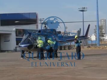 Realizan exitoso traslado aeromédico de recién nacida desde Jalpan a Querétaro capital