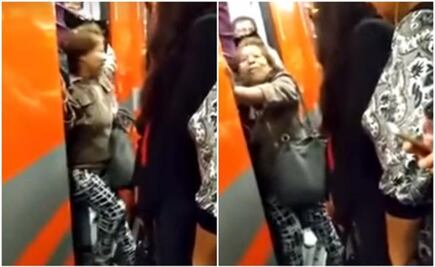 Video. Se esfuerza por entrar al Metro y la llaman #LadySíQuepo