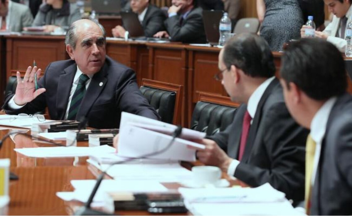 En la imagen, Pablo Gómez quien elaboró la propuesta cuando aún era senador