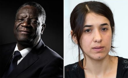 Mukwege y Murad reciben premio Nobel de la Paz
