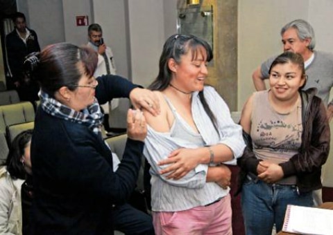 Han aplicado 350 mil vacunas