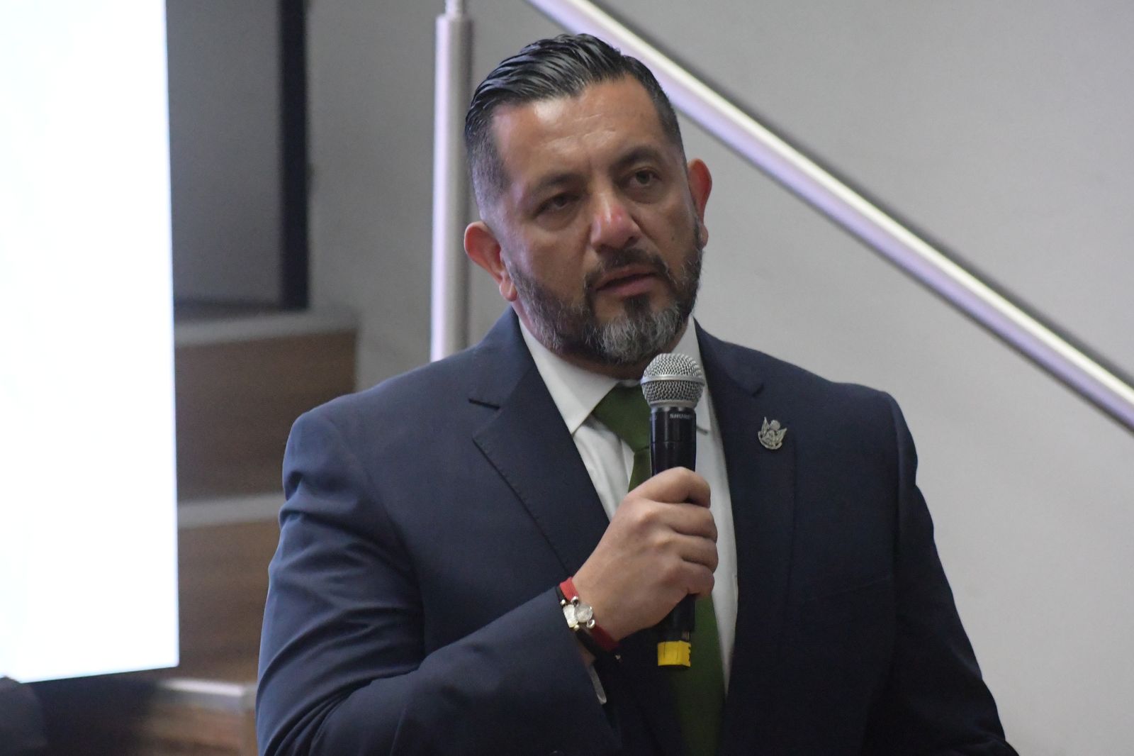 Secretario de Gobierno de Querétaro, Carlos Alcaraz. Foto: Ángel González.