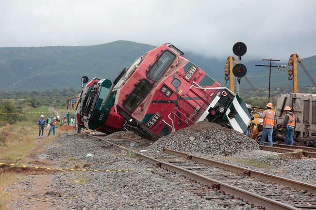 Querétaro, lugar 10 en accidentes ferroviarios