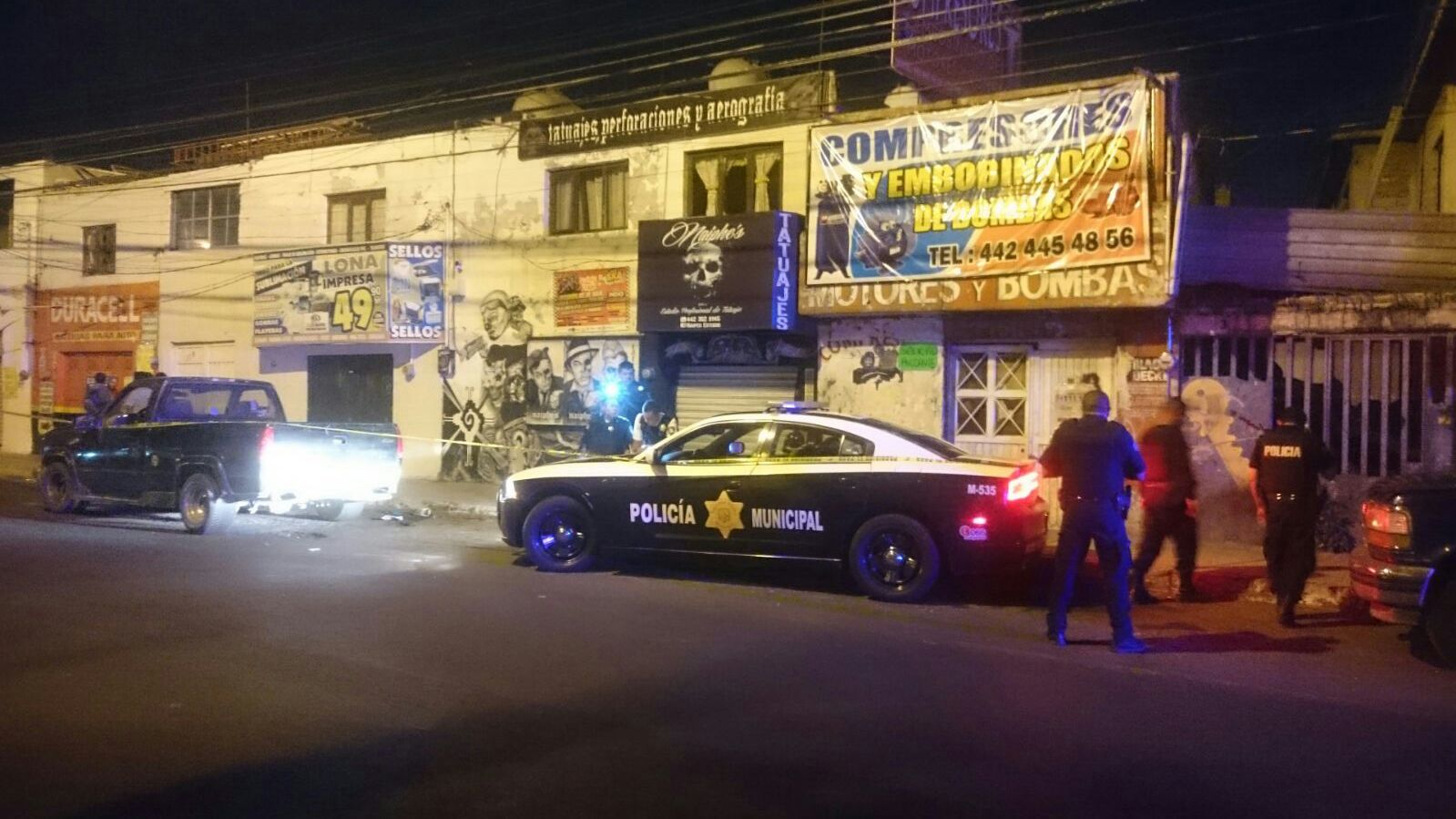 Hieren de bala a joven afuera de bar en El Cerrito