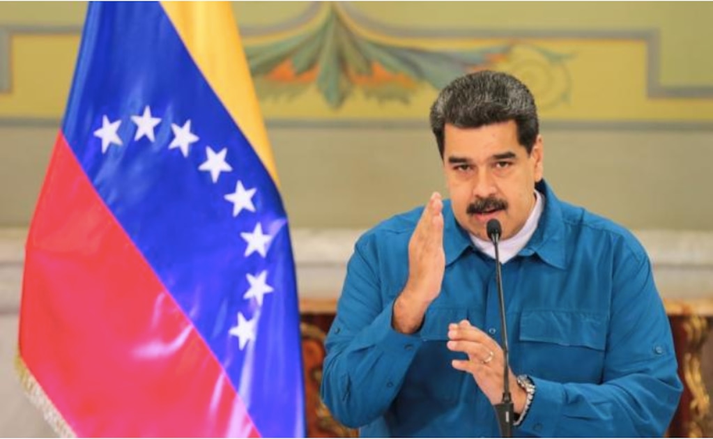 Imagen cedida por la Presidencia de Venezuela, del presidente venezolano, Nicolás Maduro, pronunciando un discurso durante una reunión del Consejo de Ministros, en el Palacio de Miraflores, en Caracas (Foto: Xinhua)