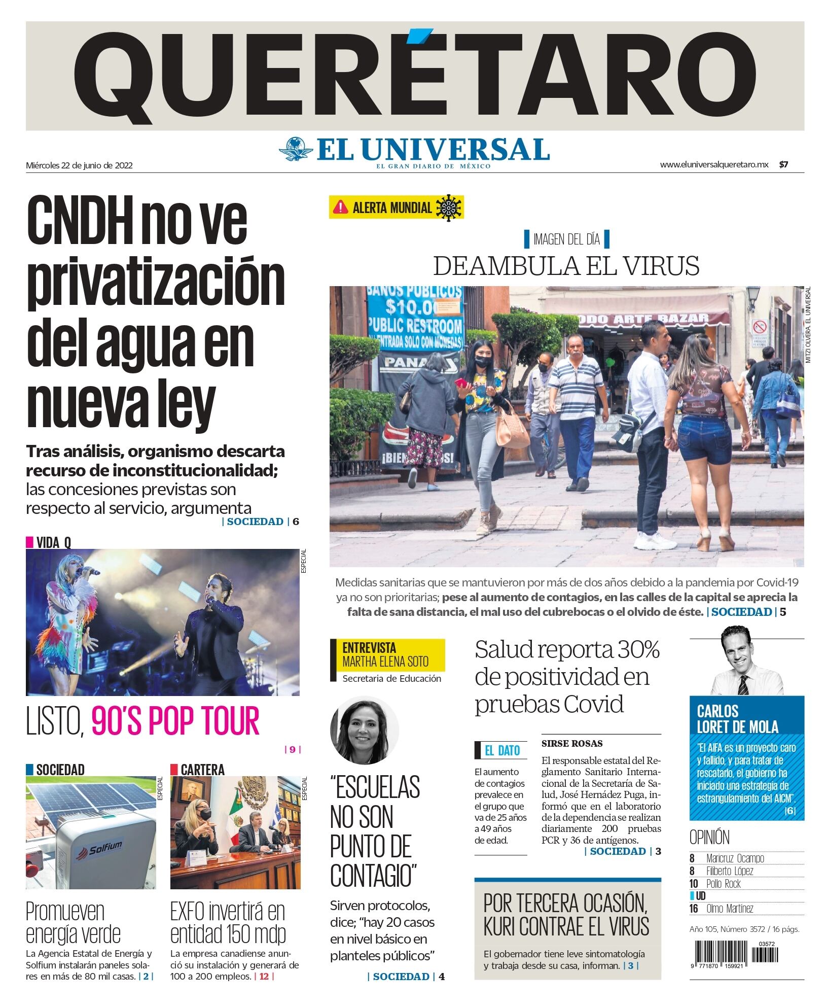 Portada 22 de junio de 2022