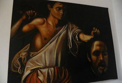 Roban piezas de arte