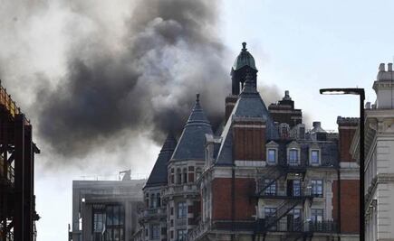 Incendio en hotel de lujo en Londres