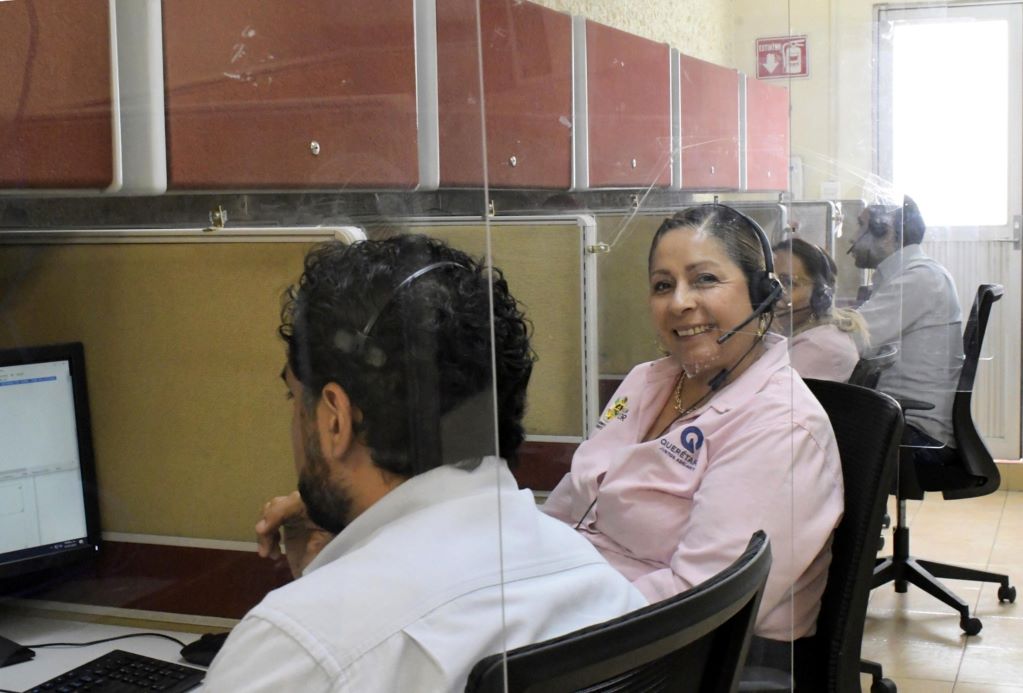 Call center de Querétaro atendió a más de 200 mil personas durante 2024. Foto: Especial