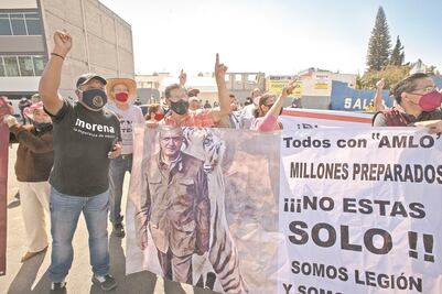 Choque, disputa y riña entre detractores y afines a AMLO