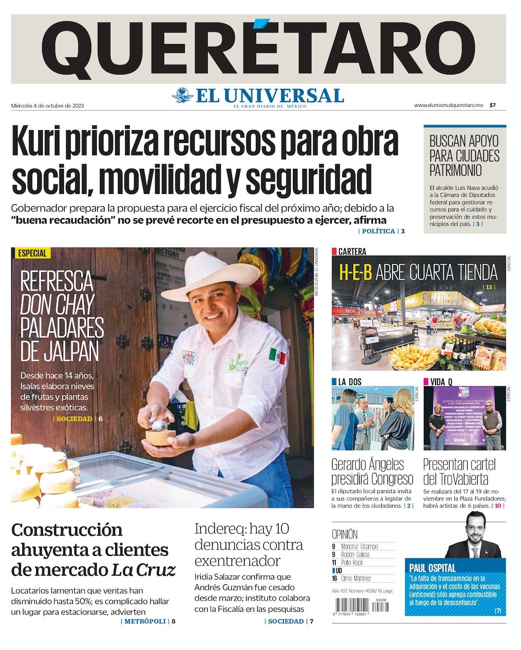 Portada 04 de octubre de 2023