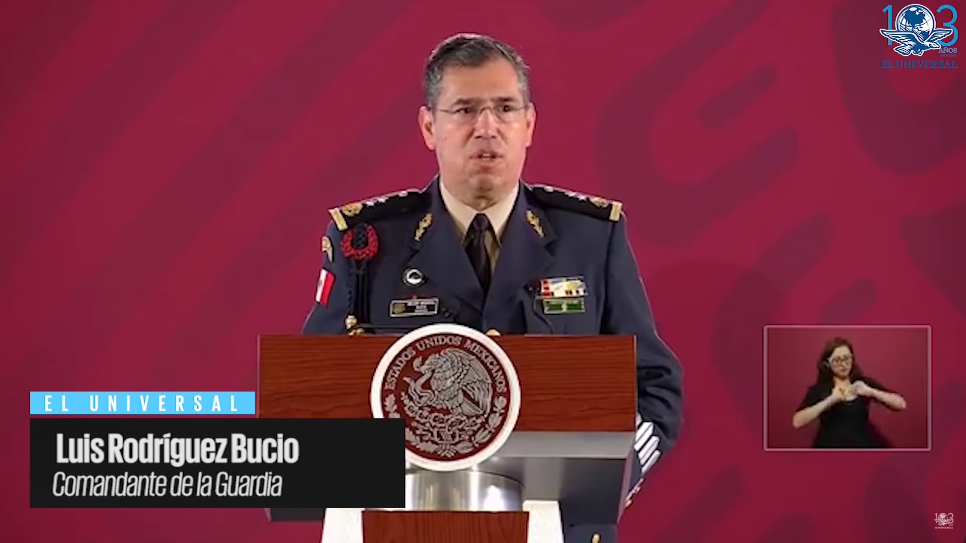 AMLO nombra al general Luis Rodríguez Bucio como comandante de la Guardia Nacional