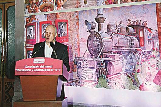 Inauguran tercer mural