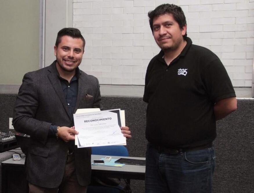 La conferencia “La Introducción a la Ingeniería de Sistemas Espaciales” f ue impartida por Rafael Guadalupe Chávez Moreno (ESPECIAL)