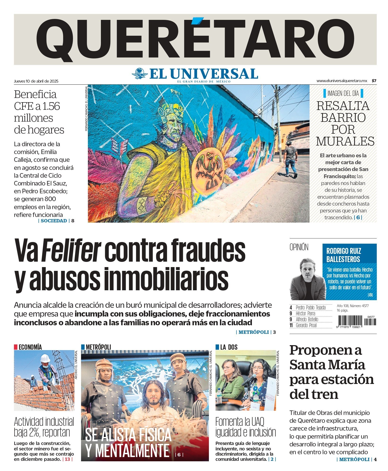 Portada 10 de abril de 2025