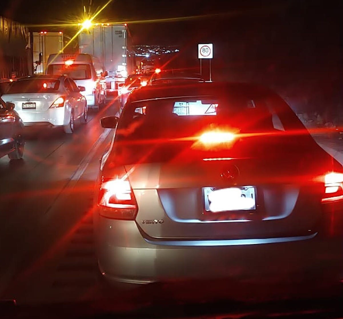 Automovilistas reportan "alto total" en la autopista México-Querétaro 