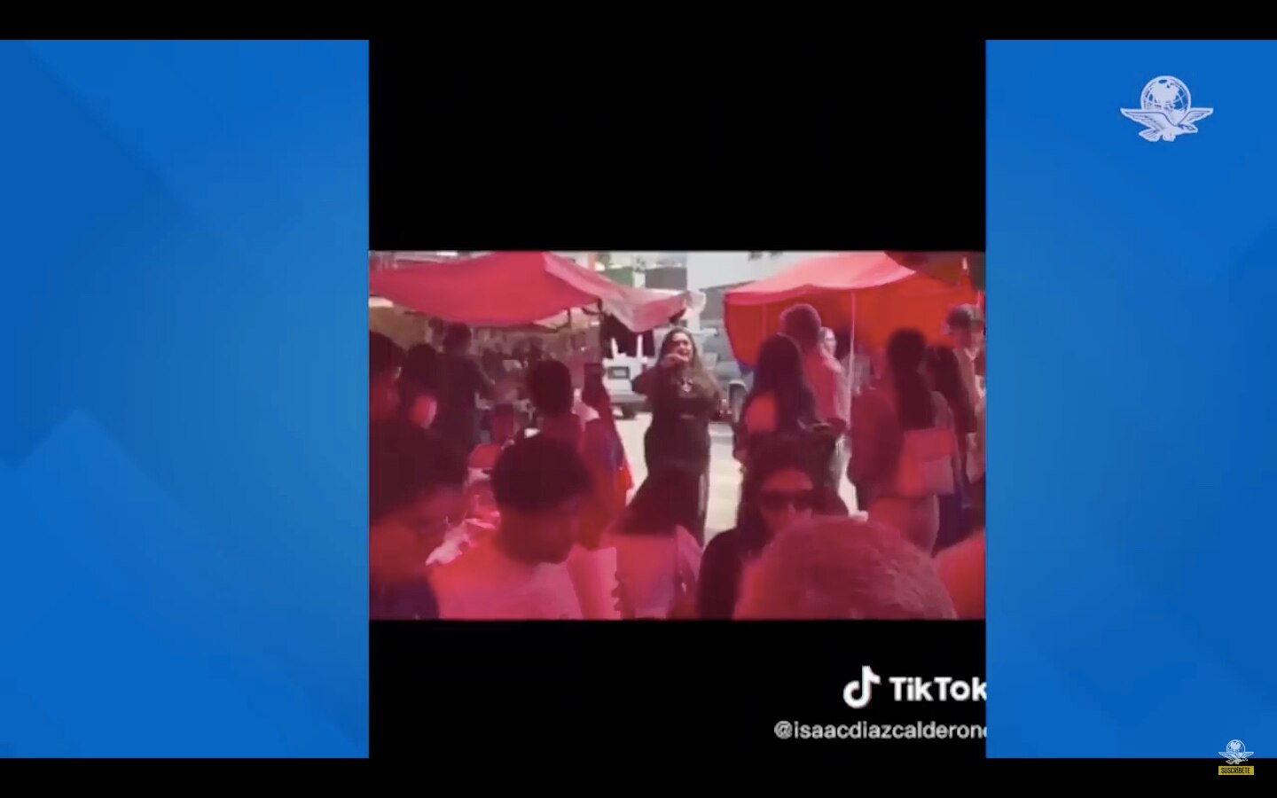 “Imagínate vivir en Suiza y perderte de”… un show de opera en el tianguis