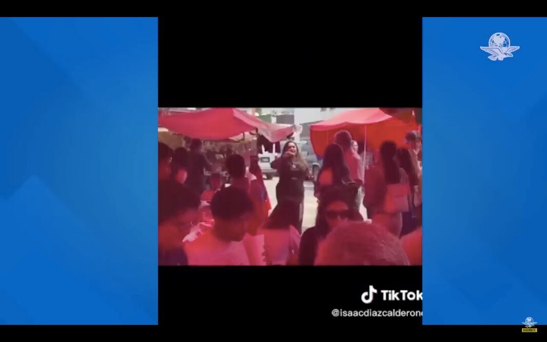 “Imagínate vivir en Suiza y perderte de”… un show de opera en el tianguis