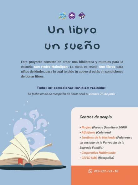 Su meta era reunir 500 libros para escuelas rurales, pero no habían recibido uno solo