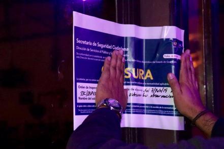 Clausuran establecimiento en Loma Linda