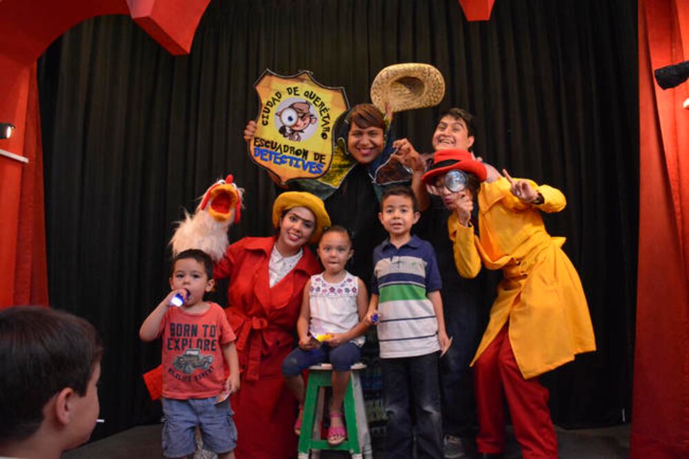Los pequeños y actores hicieron un gran equipo (FOTOS: MARIO VALDÉS. EL UNIVERSAL)