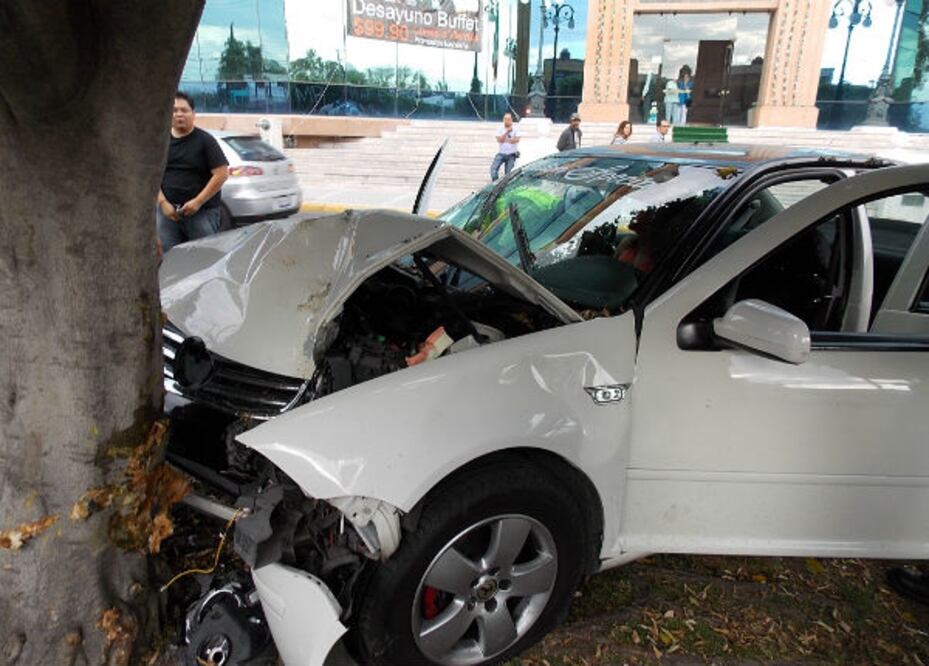 Muere al estrellar su auto contra árbol