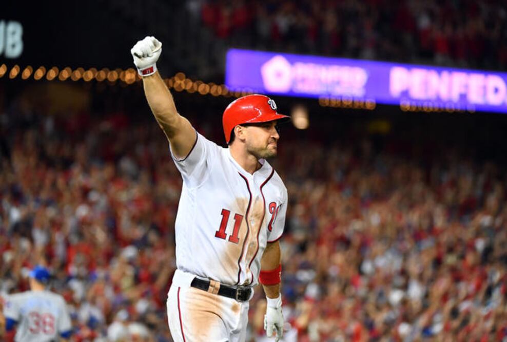 Ryan Zimmerman conectó jonrón de tres carreras. (GEOFF BURKE. USA TODAY SPORTS)