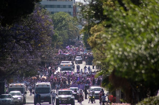 Preparan cierres viales en la capital de Querétaro por marchas del 8M; habrá monitoreo en tiempo real