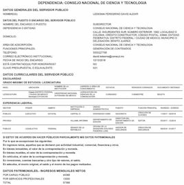 Inconformidad por el subdirector de Conacyt