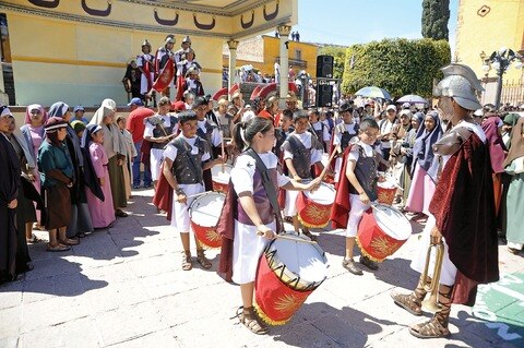 Celebran Semana Santa en Amealco