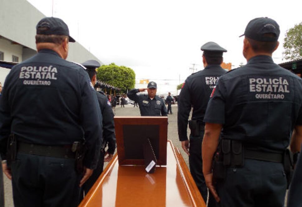 Despiden a policía fallecido