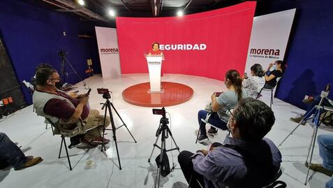 Ni abrazos ni balazos, con inteligencia, dice la candidata de Morena