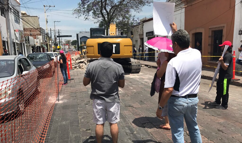 Vecinos se manifiestan por inicio de obras en Ezequiel Montes
