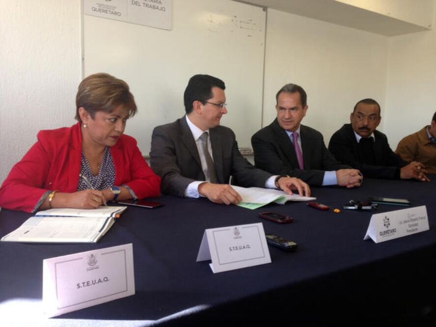 El presidente de la Junta de Conciliación y Arbitraje, Jesús Roberto Franco González, exhortó al Sindicato de Trabajadores y Empleados, así como a las autoridades universitarias (LORENA ALCALÁ. EL UNIVERSAL)