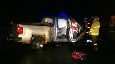 Mueren cuatro personas en accidente automovilístico 